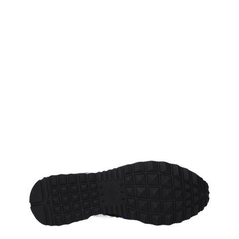 Gray Fabric Athletic Sneakers