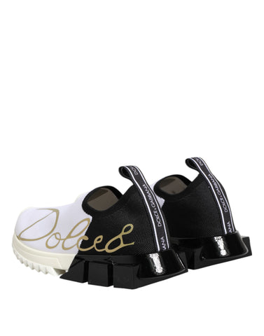 White Black Low Top Sorrento Sneakers Shoes