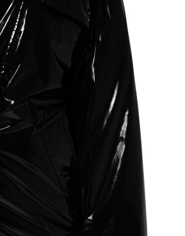 Polyester Black Quilted Puffer Coat  Jacket