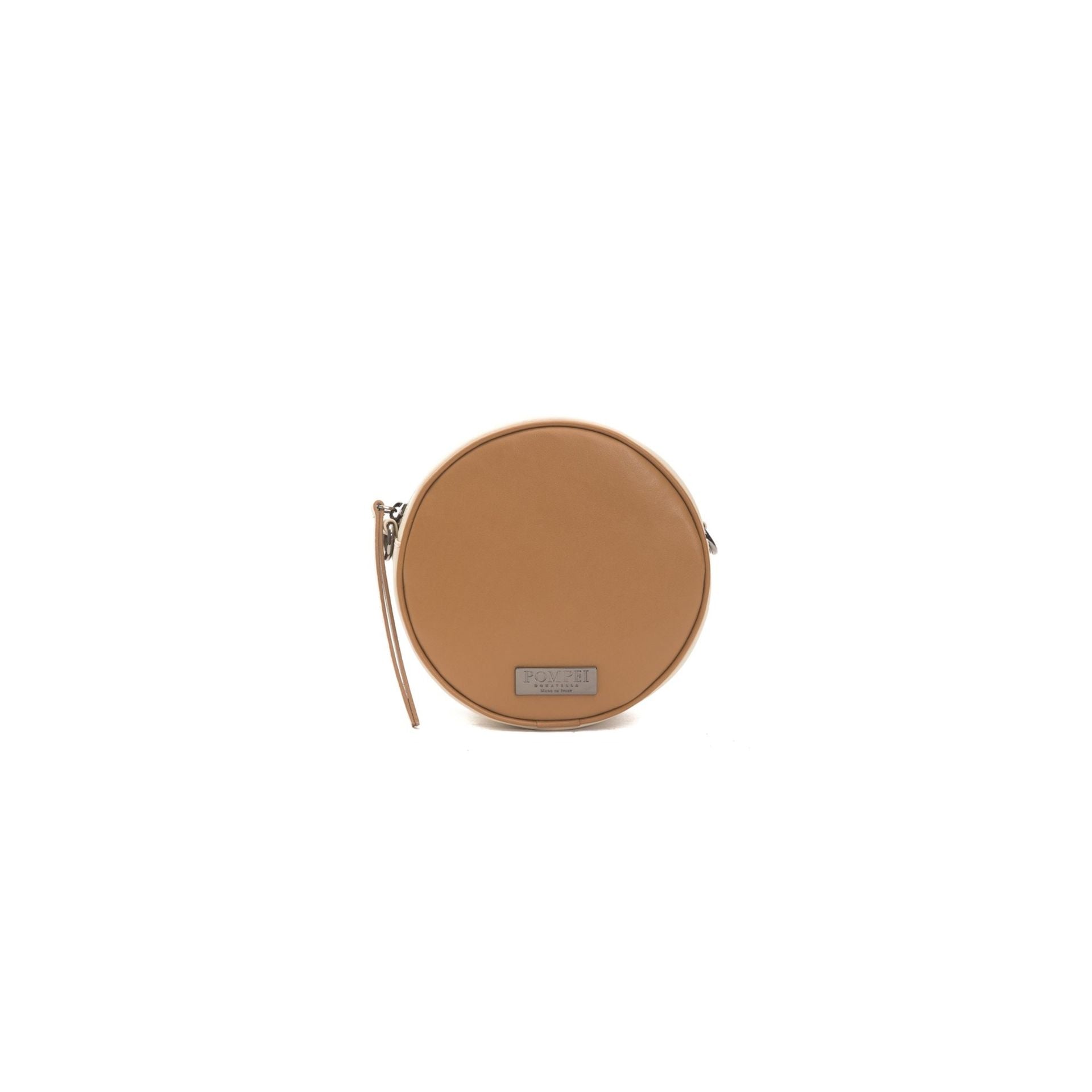 Jag Couture London - New York Pompei Donatella A1041ALICE beige cuoio leather handbag with elegant design and gold-tone hardware.