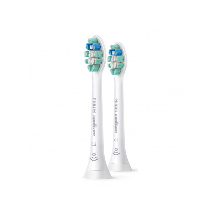 Philips Optimal Plaque Medium Hardness Replacement Heads 2 Pcs HX9022/07 Jag Couture London - New York