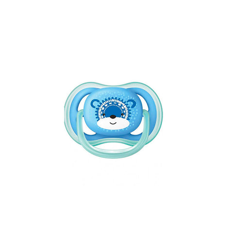Avent Ultra Air Deco Pacifier for 6-18 months by Jag Couture London featuring a colorful decorative design.