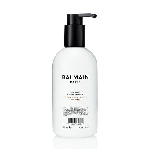 Balmain Volume Conditioner 300ml bottle with sleek design, suitable for thickening and volumizing hair, by Jag Couture London New York