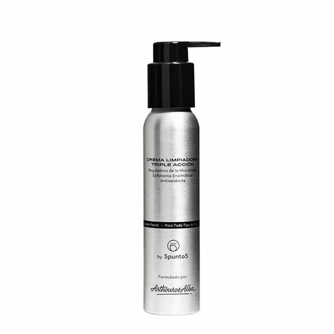 Jag Couture London 5punto5 Triple Action Cleansing Cream in 100ml jar, featuring smooth texture and elegant packaging.