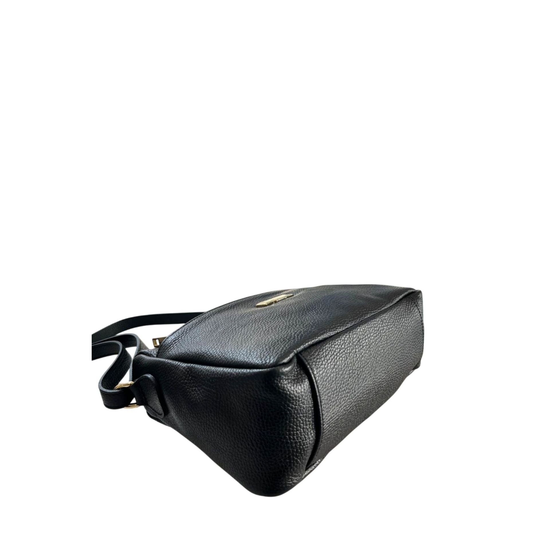 Black Baldinini Trend IR1683 leather loafers by Jag Couture London – New York, featuring sleek design and stylish detailing.
