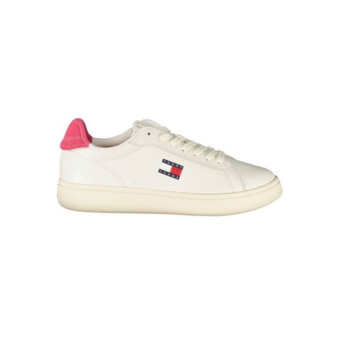 Bianco Polyurethane Women Sneaker