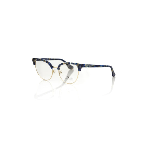Frankie Morello FEWF8012DV O464BLUBRILLANTORO sunglasses with black frames and yellow-tinted lenses, stylish and modern eyewear.