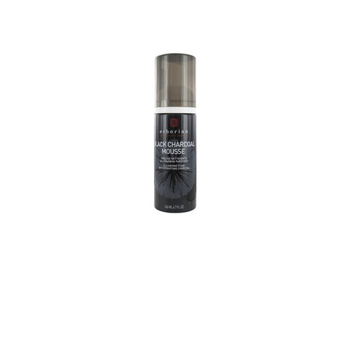Jag Couture London black charcoal cleansing foam with purifying charcoal in a 140ml bottle, designed for deep facial cleansing.
