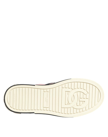 Pink Quilted Nylon Slip-On Sneaker Shoes