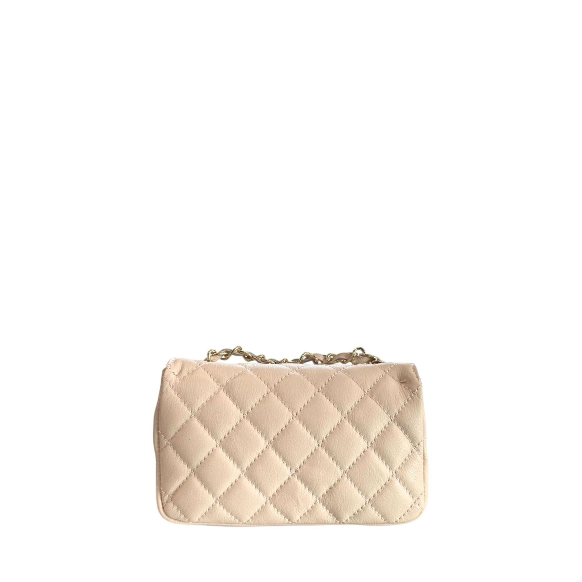 Beige Baldinini Trend SC1418 Lucca handbag with smooth leather and subtle stitching, stylish and elegant for everyday use.
