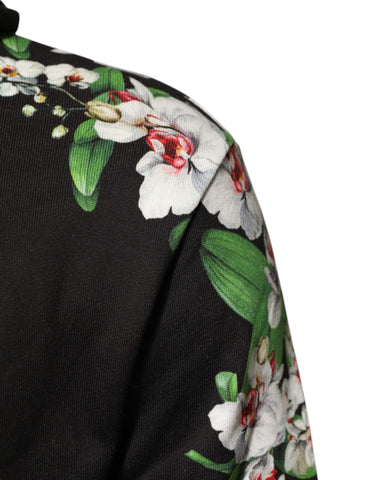 KING Black Orchid Floral Crown Logo Hoodie Sweater