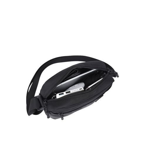Aoking XK3035-5-BLACK by Jag Couture London - New York, stylish black handbag with sleek design and gold hardware.