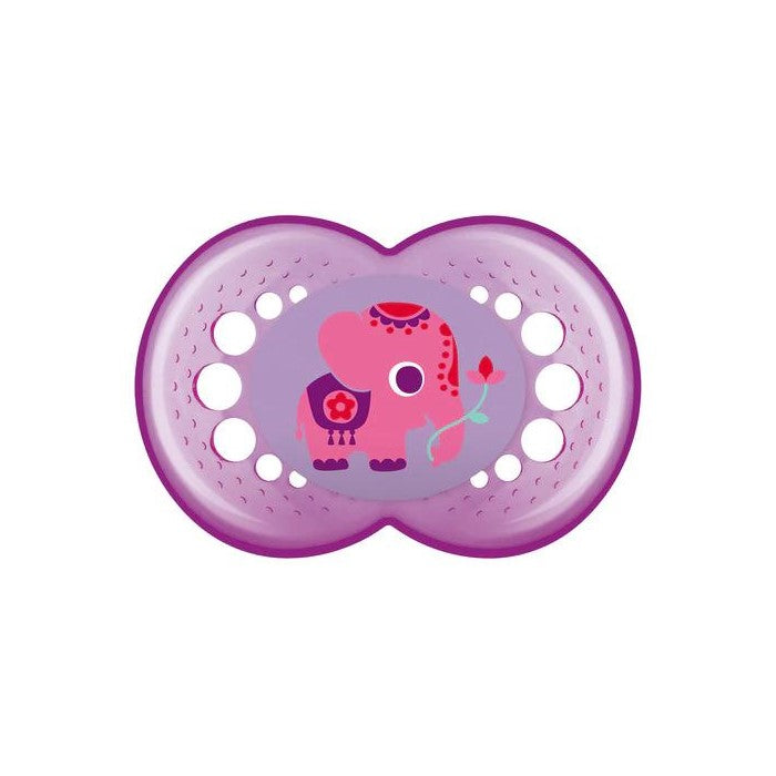 Mam Baby Dummy Original 6+ Silicone Pink Jag Couture London - New York