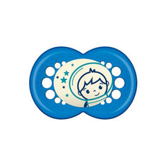 Mam Baby Original Nighttime Soother 16+ Silicone Blue