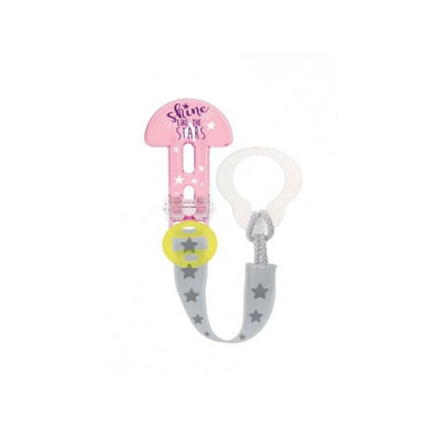 Pink Mam Brooch Clip for babies from Jag Couture London New York, suitable for ages 0 months and up.