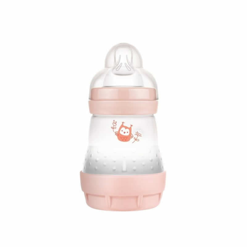 Mam Baby Bottle Easy Start Anti-Colic 160ml  Pink Colour 0M+ Jag Couture London - New York