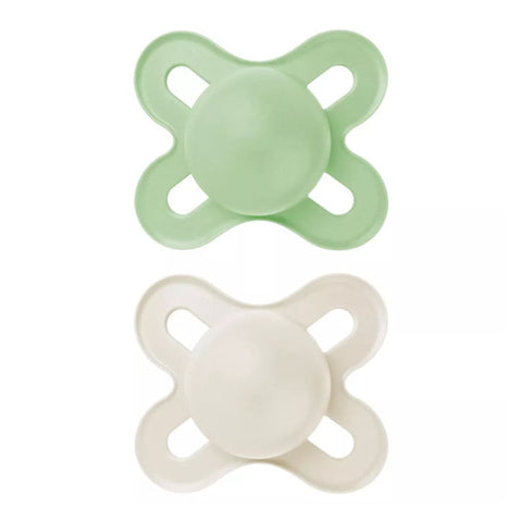 Jag Couture London - New York Mam Original Start silicone baby pacifier for 0-2 months, neutral color, in a single unit.