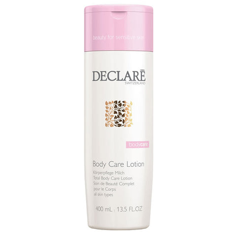 Declaré Body Care Lotion 400ml bottle with smooth, hydrating formula from Jag Couture London New York, displayed on a neutral background.