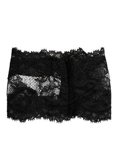 Black Lace Neck Scarf