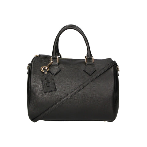 Jag Couture London black Gave Lux GLX22517623FBG-D28 handbag with sleek leather finish and subtle brand details.