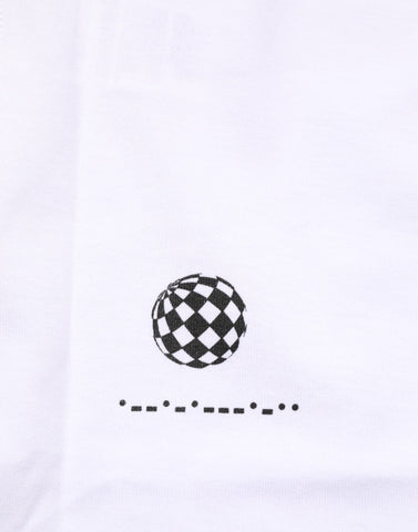 White Cotton Sleeveless Printed Tank T-shirt