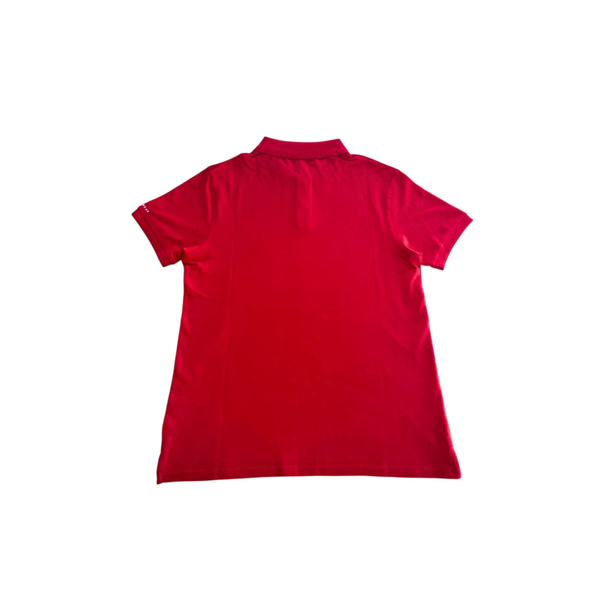 Red Trussardi Beachwear TRU25MPL01 from Jag Couture London - New York, featuring stylish, comfortable beachwear fabric and design.