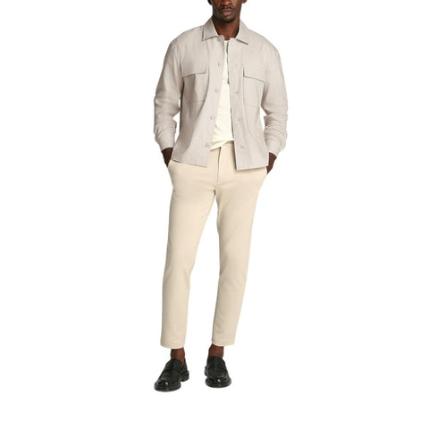 Beige Lyocell Coat