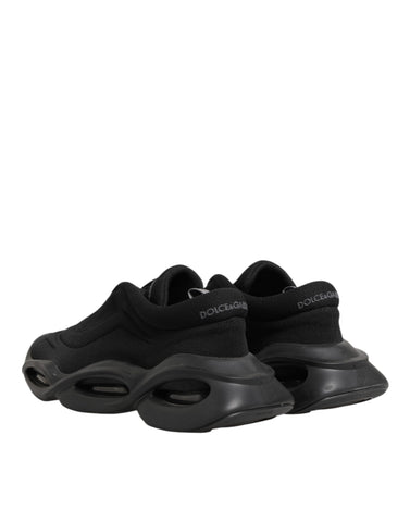 Black Lace Up Wave Low Top Men Sneaker Shoes