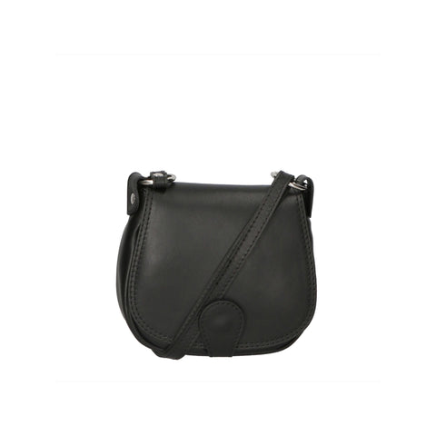 Jag Couture London black Gave Lux GLX2210016_102023FBG-NERO leather handbag with silver hardware and structured design.