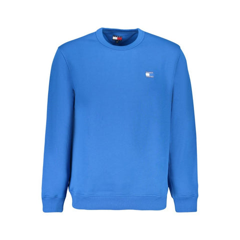 Blue Cotton Men's Sweatshirt
