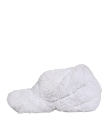 White Modacrylic Rapper Men Baseball Capello Hat