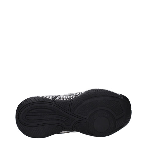 Black Cotton Sneakers