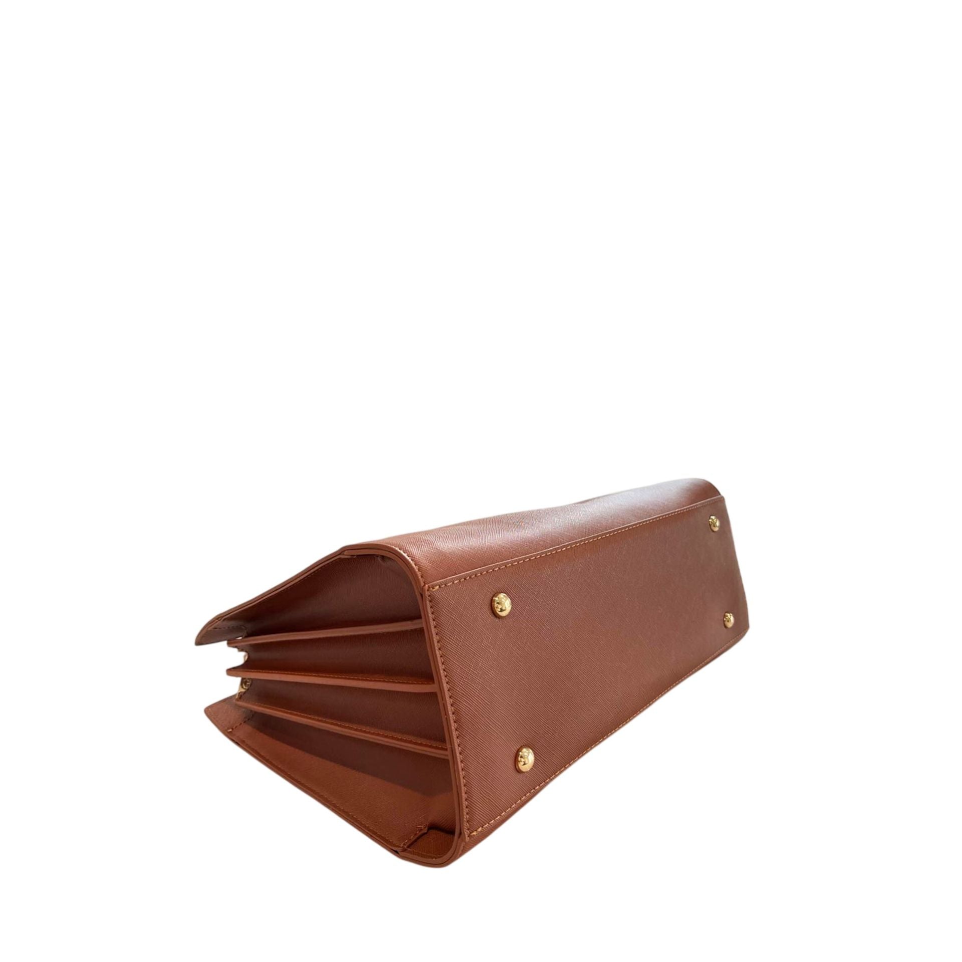 Cristinaeffe CF24FW022_CUOIO handbag by Jag Couture London - New York, featuring smooth leather and elegant design.
