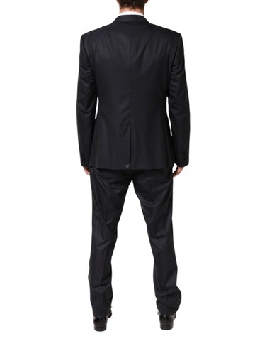 Dark Blue MARTINI 2 Buttons Suit 3 Piece Suit