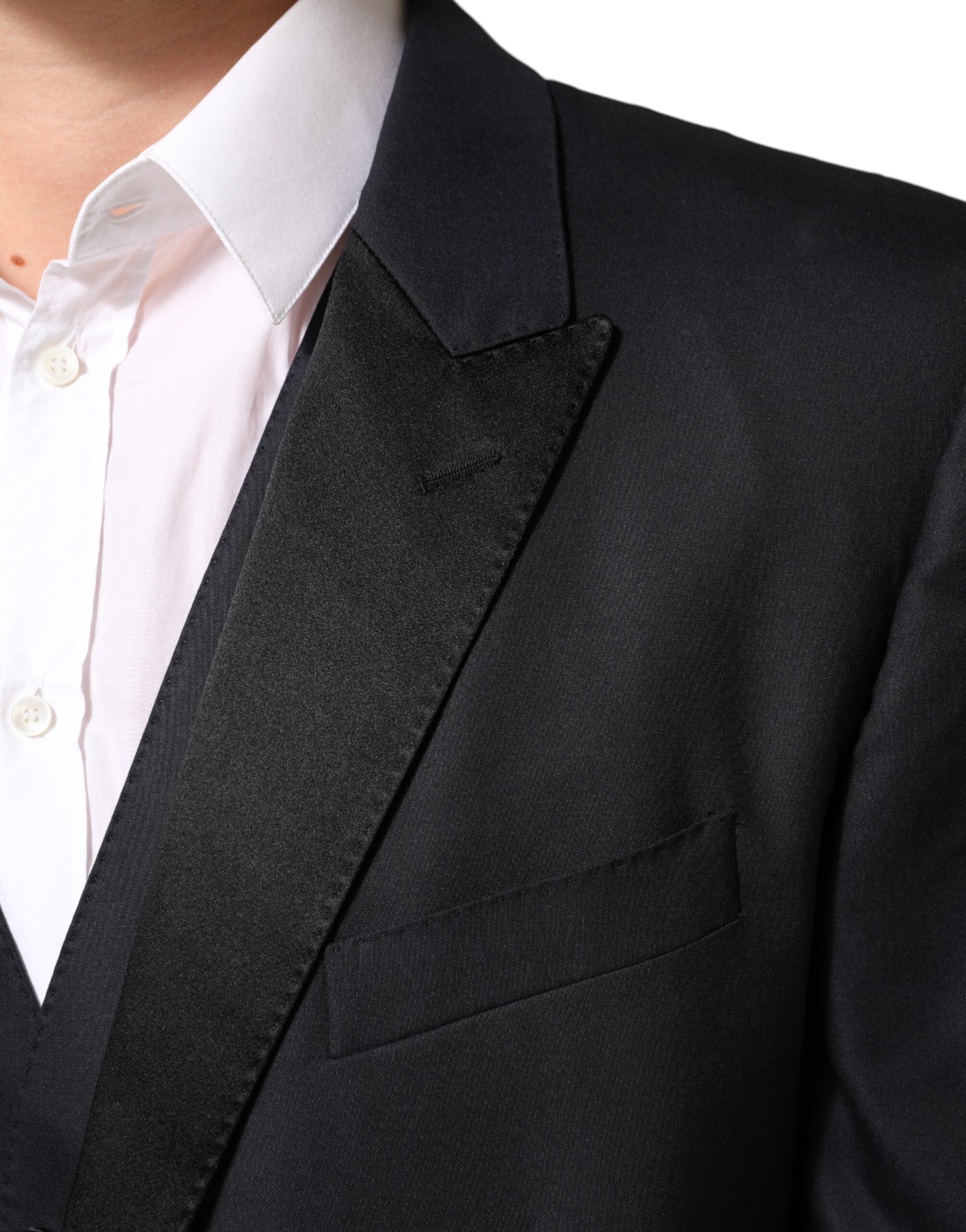 Dark Blue MARTINI 2 Buttons Suit 3 Piece Suit
