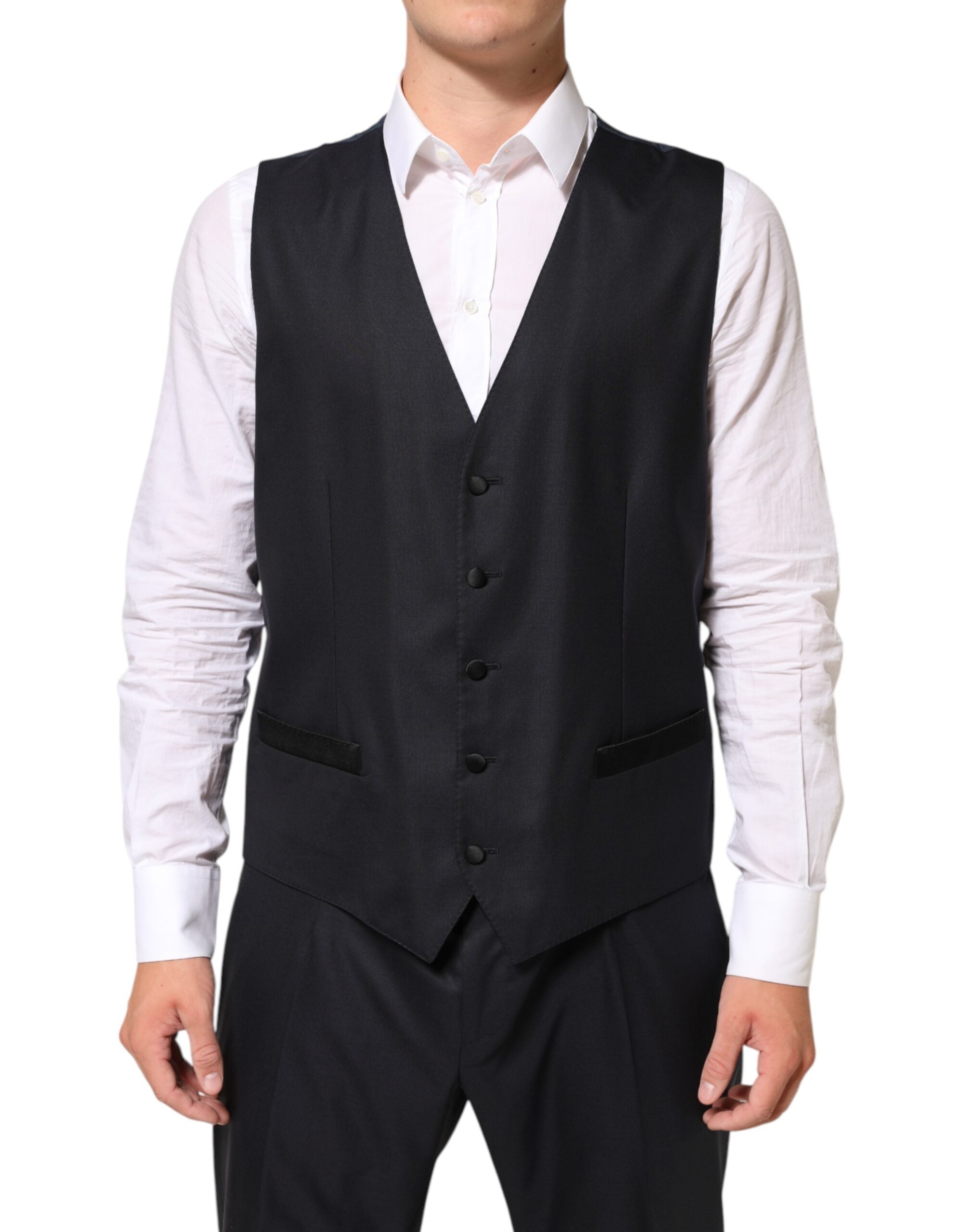 Dark Blue MARTINI 2 Buttons Suit 3 Piece Suit