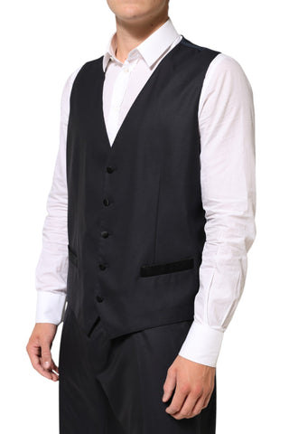 Dark Blue MARTINI 2 Buttons Suit 3 Piece Suit