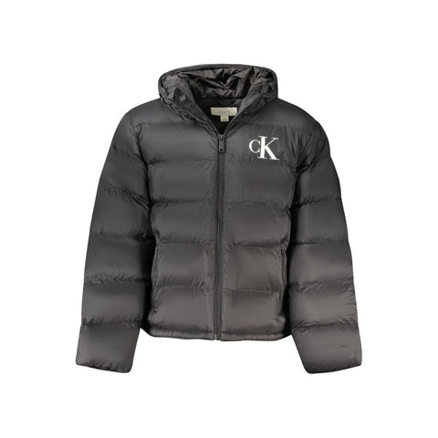 Black Poliammide Men's Jacket