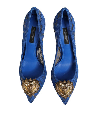 Blue Taormina Lace DEVOTION Pumps Shoes