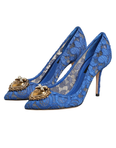 Blue Taormina Lace DEVOTION Pumps Shoes