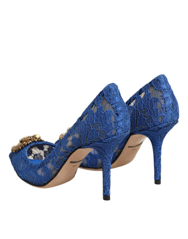 Blue Taormina Lace DEVOTION Pumps Shoes