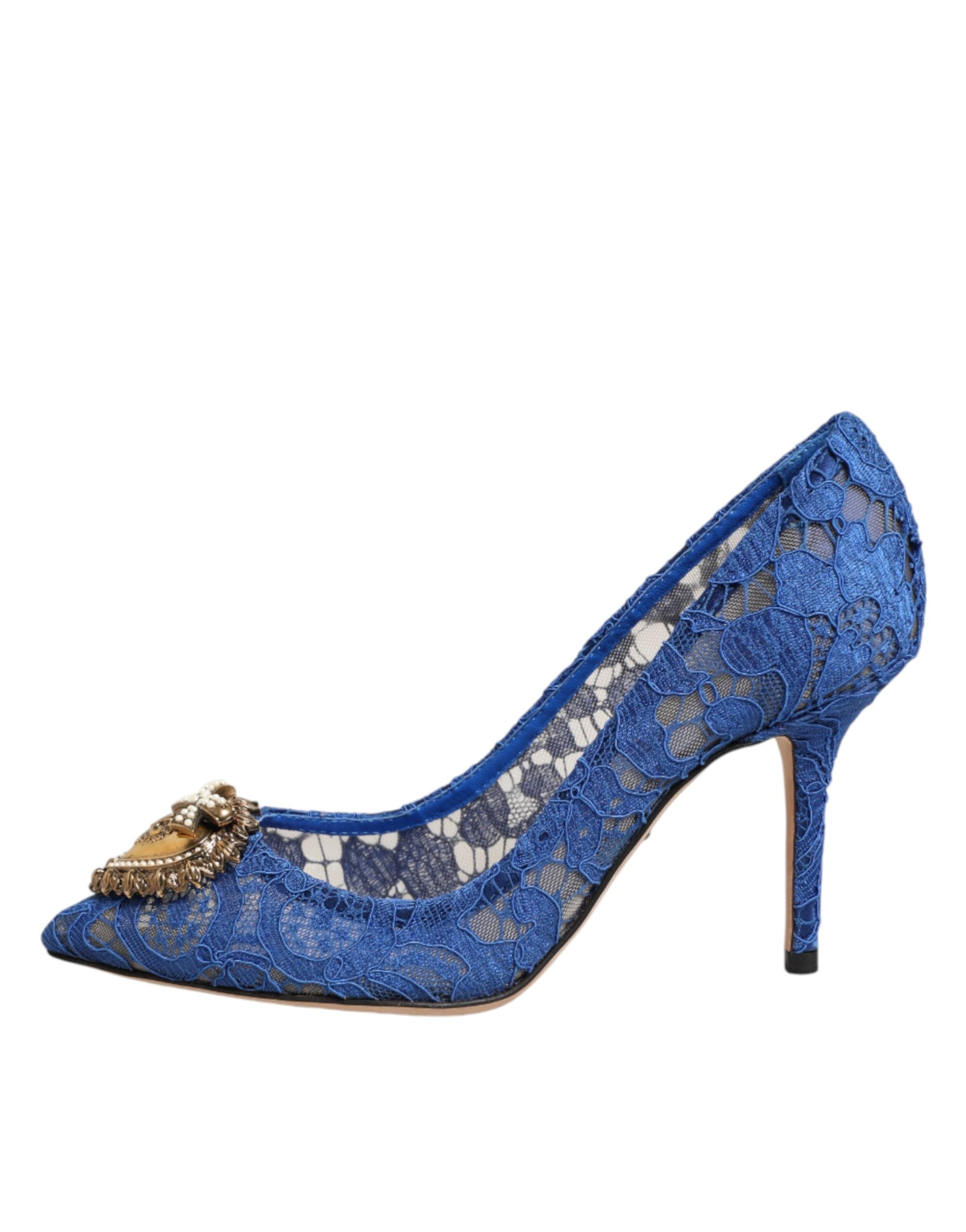 Blue Taormina Lace DEVOTION Pumps Shoes