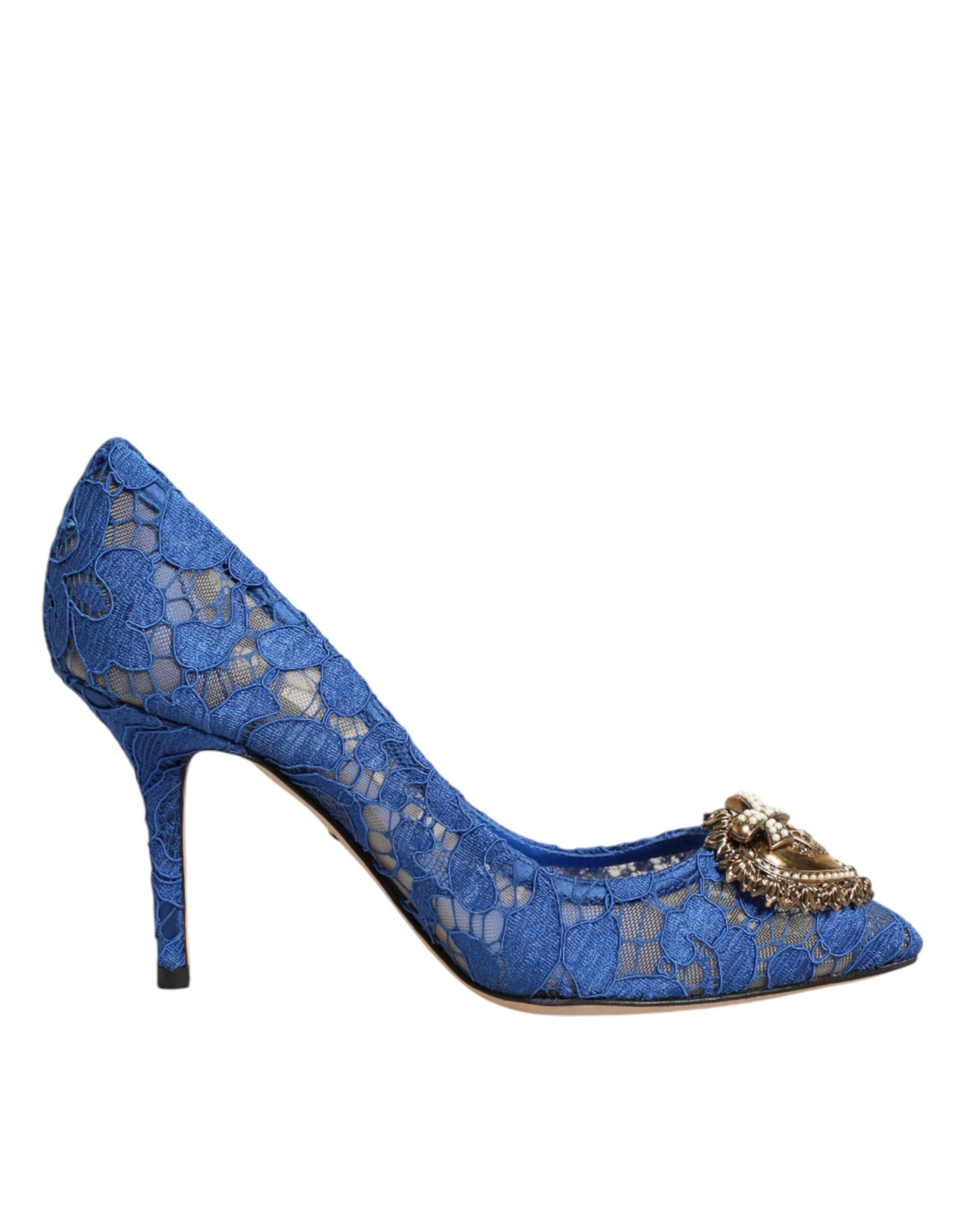 Blue Taormina Lace DEVOTION Pumps Shoes