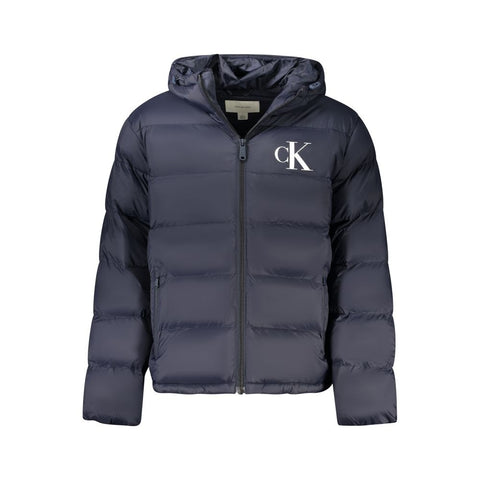 Blu Poliammide Men's Jacket