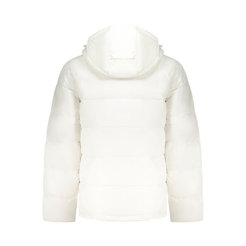 Bianco Poliammide Men's Jacket
