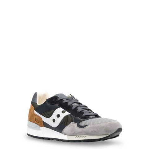 Saucony Shadow-5000 sneakers featuring a stylish design with mesh and suede upper, brand logo visible, on a white background.