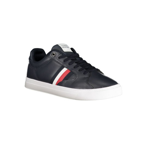 Blue Polyester Men Sneaker