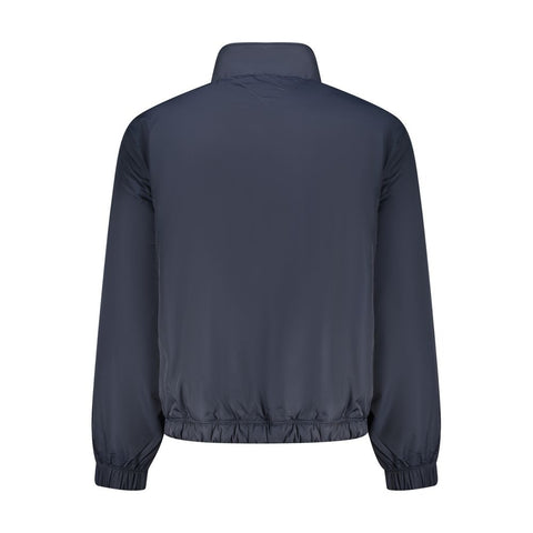Blue Polyester Men's Jacket