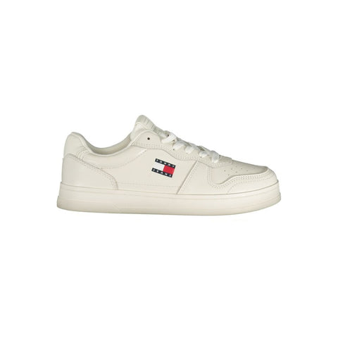 Bianco Poliuretano Women Sneaker