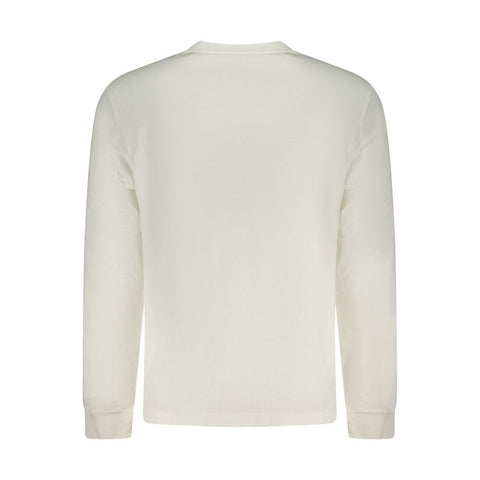 White Cotton Men T-Shirt